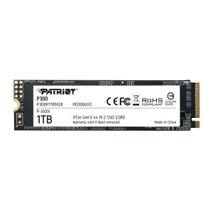 Patriot Memory P300 1TB M.2 SSD 2280 NVMe PCIe Gen 3x4 �����^SSD P300P1TBM28