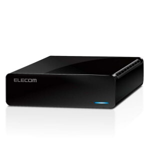 �G���R�� �O�t���n�[�h�f�B�X�N 4TB USB3.2(Gen1) �e���r�^��/�p�\�R���Ή� �É��t�@�����X�݌v ELD-FTV040UBK