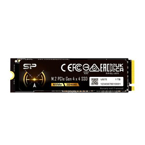 �V���R���p���[ 1TB US75 NVMe PCIe Gen4 M.2 2280 SSD R/W �ő�7000/6000MB/s Playstation 5�Ή� SP01KGBP44US7505