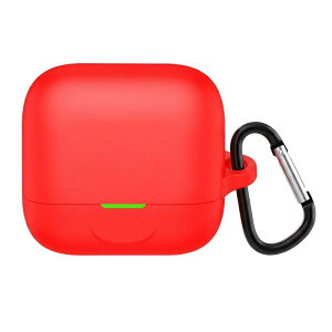 ANYOI �Ή� EarFun Air Pro 4 + / Plus �P�[�X �t��V���R���f�� �y�� �L�Y�h�~ �X���� �ϏՌ� �h�o �����h�~ �_�炩�� LED�� ���C�����X�[�d�Ή� �J���r�i�t��(���b�h)