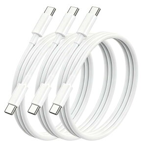 USB Type C �P�[�u��1m 3�{�Z�b�g LpoieJun�yPD�������[�d/3A 65W�}���[�d �z USB C to C �P�[�u�� ���ϋvTPE�f�� �����f�[�^�]�� �X�}�[�g�t�H��/�^�u���b�g/�Q�[���@�Ȃ�Type-c�@��ƌ݊���������