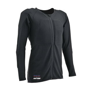 デイトナ(Daytona) バイク プロテクター インナー ウェア 夏 メッシュ CE規格 JMCA推奨 瞬間硬化 ストレッチ生地 スリムフィット DP-002 ブラック Mサイズ 37464