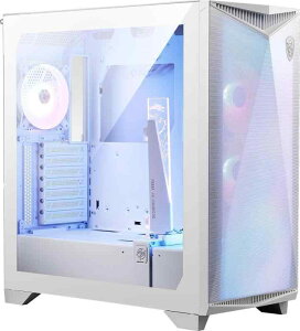 MSI MPG GUNGNIR 300R AIRFLOW WHITE GAt[݌v̗p ARGBt@ 4 EATX PCP[X MPG GUNGNIR 300R AIRFLOW WHITE CS8771