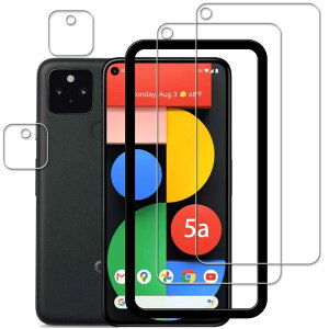 2+2 �Z�b�g HKKAIS �f�ލ̗p Google Pixel 5a 5G �p �K���X�t�B���� ���Ɏq�� ���� �K���X �t�� �ی� �t�B����