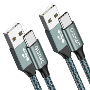 GIANAC USB C P[uA[2M 2{Zbg ] 3.1A^Cvc P[u ^Cvc P[uEP[u USB C TXS10/S9/S8te 10te 9At@[EFCP30/P20/Mate 20A\j[XperiaAX}[gt