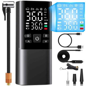 ] C dC oCN  /p/ĎouΉ ő刳150PSI [U ~ 6000mAheʓdr R[hX GARvbT[ RpNg C^[R[h/SOS/LEDC