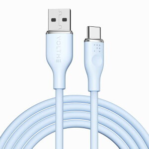 VOLTME USB Type C P[u _炩VR ܂Ȃ fh~ ^Cvc P[u }[d QuickCharge3.0Ή Xperia/Galaxy/LG/iPad Pro/MacBook ̑ Android(AhCh
