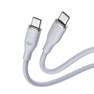 USB Type C ケーブル VOLTME 100W PD対応 急速充電 超高耐久 usb ケーブル シリコン素材採用 絡まない 断線防止 iPhone 16/15、Macbook Pro/Air iPad ノートパソコン Galaxy Google