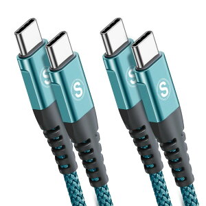 USB Type C P[uy1m+3m/2{Zbg PDΉ 60W}[dzSweguard USB C  USB C P[u ^Cvc [d iPhone 16/iPhone15 Pro Max,iPad Pro/Air/mini6,