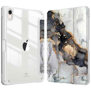 Fintie for iPad Mini 7 �P�[�X (A17 Pro 2024) / iPad Mini 6 �P�[�X 2021 8.3�C���` ��7/6���� �����o�b�N�J�o�[ Pencil ���[�\ Pencil ���C�����X�[�d�Ή� �O�܃X�^���h �X��