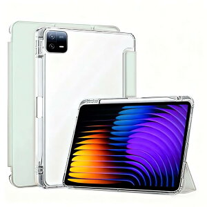 Xiaomi Pad 7/7 Pro �P�[�X �����A�N���� �ϏՌ�PU���U�[ �^�b�`ID�Ή��y���V���z���_�[�t�� �O�܂�X�^���h �����X���[�v�@�\���� ���X���� + �y�[�p�[���C�N�t�B����