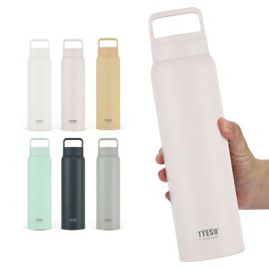 TYESO ���� �����t�� 800ml �y�� �^��f�M �P�[�^�C�}�O �ۉ��ۗ� ��e�� �V�[�����X���� 316�X�e�����X �{�g�� �����^�� ���݌��O���Ă������ȒP KM02-080-SPK �T�N���s���N