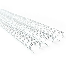 RAYSOONER ダブル鉄リング 製本用 9.5mm 3:1ピッチ A4 34ループ ブラック 100本入