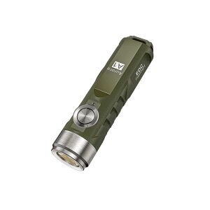 RovyVon Aurora A1 �L�[�����O�����d�� 650 ���[���� �����P�x �A�E�g�h�A EDC �~�j�[�d�� LED �����d�� ���������^�ׂ鏬�^�g�[�` (�~���^���[�O���[��)