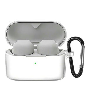 BUITFOU For Sony WF-1000XM6 �P�[�X �\�j�[ WF-1000XM6 �ی�P�[�X TPU�� �_�炩���y�� �����h�~�E�L�Y�h�~�E�h�o�E�ϏՌ� �����[�d�\ �J���r�i�t�� �����h�~(�N���A)