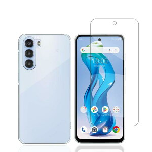 (1枚ガラスフィルム+ 1枚ケース )対応 ZTE nubia S 5G (A403ZT)ケース + A403ZTガラスフィルム【日本製-硬度9H】 ギャラクシーZTE A403ZTフィルム 強化ガラ ス 液晶 保護フィルム 指紋認証 耐衝撃 指紋