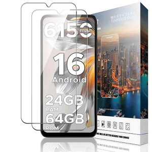 Nutmeg �Ή� DOOGEE Note56 / Note56 Pro / Note56 Plus / Note56X / Note56X Pro �K���X�t�B���� DOOGEE Note56 �t�B���� �d�x9H�y���{���Ɏq�f�ށz�ی�t�B���� �C�A�[��