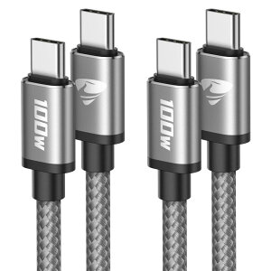 USB C�P�[�u���y1M 2�{�Z�b�g�z�^�C�vC �}���[�d100W PD�Ή� CtoC�P�[�u�� ���ϋv�i�C�����҂� USBC to USBC �[�d�P�[�u�� iPhone 17 16 15 Pro Max Samsung Galaxy S25 S24 Goo