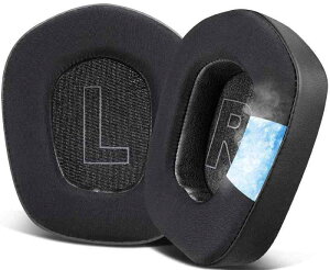 SOULWIT ��p�W�F�� �C���[�p�b�h for Logicool G733/G535/G335 �p ���� �N�b�V���� - �u���b�N