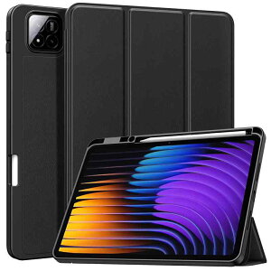 TiMOVO Xiaomi Pad 7/ Pad 7 Pro �P�[�X 11.2�C���` �y�����[ Pad 7�X�}�[�g�J�o�[ �^�u���b�g�X�^���h�P�[�X �I�[�g�X���[�v�@�\ TPU�o�b�N PU �y�����[ �S�ʕی� �ϏՌ� �����h�~ �y�� ��t�ȒP �u��
