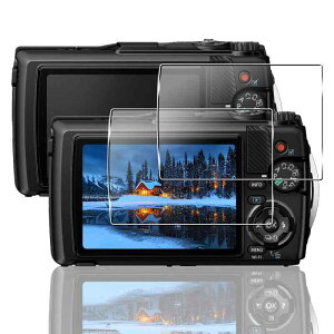 �Ή� OM SYSTEM OLYMPUS Tough TG-7 / TG-6 / TG-5 �K���X�t�B���� 2�� �y2���Z�b�g ���{���Ɏq���z�Ή� Olympus Tough TG-7 / TG-6 / TG-5 �t�B���� �����K���X �t���ی�t�B����