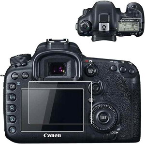 kinokoo �f�W�^���J�����t���ی�t�B���� �t���v���e�N�^�[ Canon EOS 7D MarkII��p Canon EOS 7D Mark2��p �t�����j�^�[�p�K���X�v���e�N�^�[ 0.25mm�ƕ\���o�l���p�����\�ی�t�C�����Z�b�g 2�Z�b�g