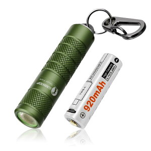 LUMINTOP���^�y�� LED �t���b�V�����C�g���@�\LED�����d�� 760���[���� �h�� IP68 �A�E�g�h�A�^�ً}�p (���-�O���[��)