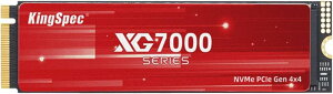 KingSpec XG7000 512GB SSD M.2 NVMe 2280 PCIe Gen 4.0 x 4 �ő�Ǎ�: 7400MB/s (R:7400MB/s�AW:6600MB/s) SSD���� 3D NAND ���[�J�[3�N