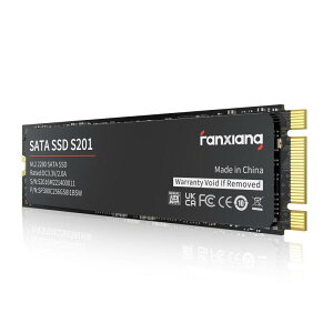 fanxiang S201 128GB�yM.2 SATA SSD�z 2280 3D NAND TLC�̗p SATAIII 6Gb/s m2 ssd �ő�ǎ� 530MB/s ����SSD �ϋv�� �m�[�g�p�\�R��/�f�X�N�g�b�v�ɑΉ� 3�N���[�J�[