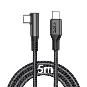 XAOSUN USB C �P�[�u�� 240W 5M L �� �}���[�d 140W �[�d�Ή� USB 2.0 �P�[�u�� 480 Mbps iphone 15 plus pro max�Amacbook Pro�Aipad mini�Amatebook�Aipad p