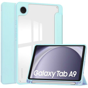 Samsung Galaxy Tab A9 SM-X110/X115/X117�K�p�P�[�X�J�o�[ �蒠�^ ���^ Galaxy Tab A9 2023 8.7�C���`�^�u���b�g�p����PU���U�[�P�[�X �O�܂� Samsung Galaxy Tab A9 8.7