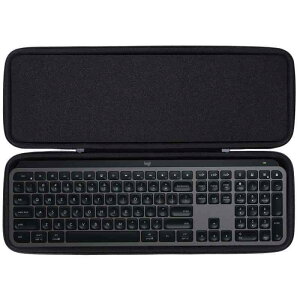 Lebakort���[�P�[�X �Ή��\���W�N�[�� Logicool MX KEYS S KX800s ���C�����X�L�[�{�[�h�i�u���b�N �P�[�X�j