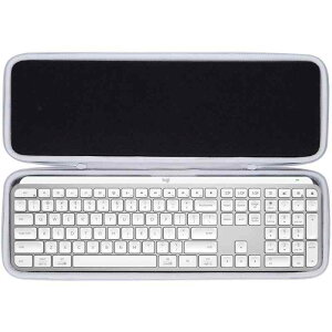 Lebakort���[�P�[�X�ƌ݊����̂���Logicool(���W�N�[��)MX KEYS KX800 MX KEYS S KX800s Bluetooth���C�����X�L�[�{�[�h (�I�t�z���C�g �P�[�X)