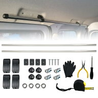 Jeyaic 車内キャリアバー 120cm サイドバー 左右セット 取付工具付 エブリイ等対応