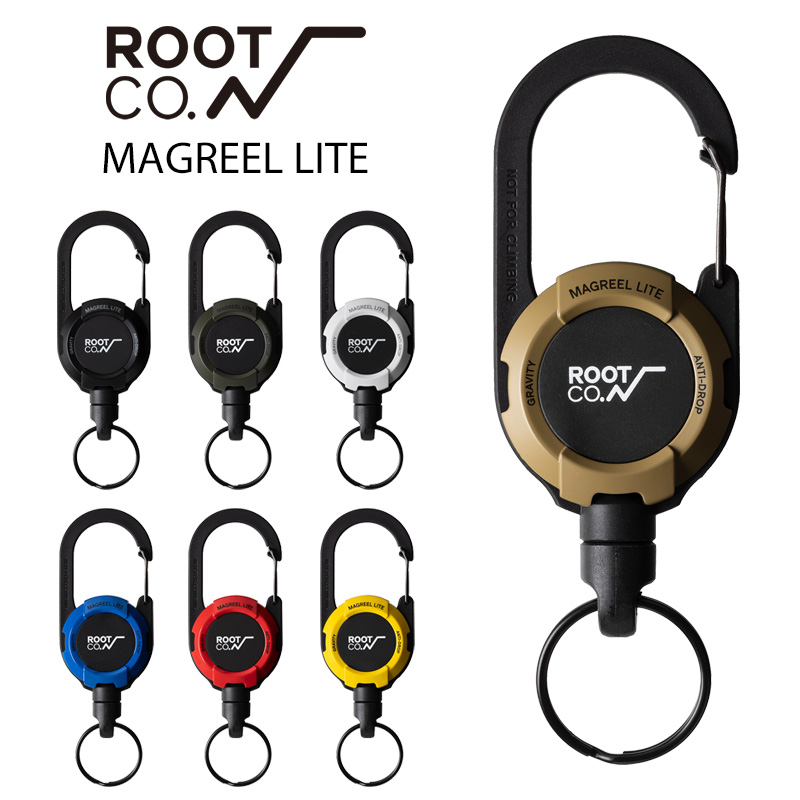 楽天市場】【ROOT CO.】マグネット式カラビナリール GRAVITY MAG REEL 