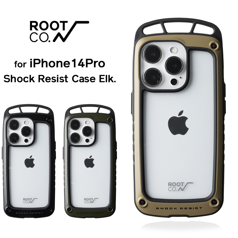 楽天市場】【ROOT CO.】[iPhone14Pro専用]GRAVITY Shock Resist Case 