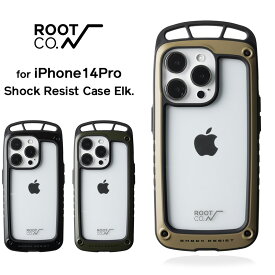 【ROOT CO.】[iPhone14Pro専用]GRAVITY Shock Resist Case Elk.