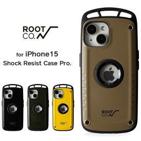 【ROOT CO.】[iPhone15専用]GRAVITY Shock Resist Case Pro.