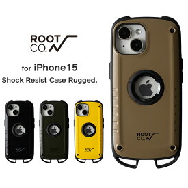 【ROOT CO.】[iPhone15専用]GRAVITY Shock Resist Case Rugged.
