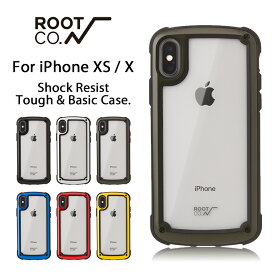 【ROOT CO.】iPhone X iPhone XS ケース GRAVITY Shock Resist Tough & Basic Case.【 アイフォンX アイフォンXS iPhoneX iPhoneXS スマホケース 耐衝撃 ハードケース バンパータイプ 】