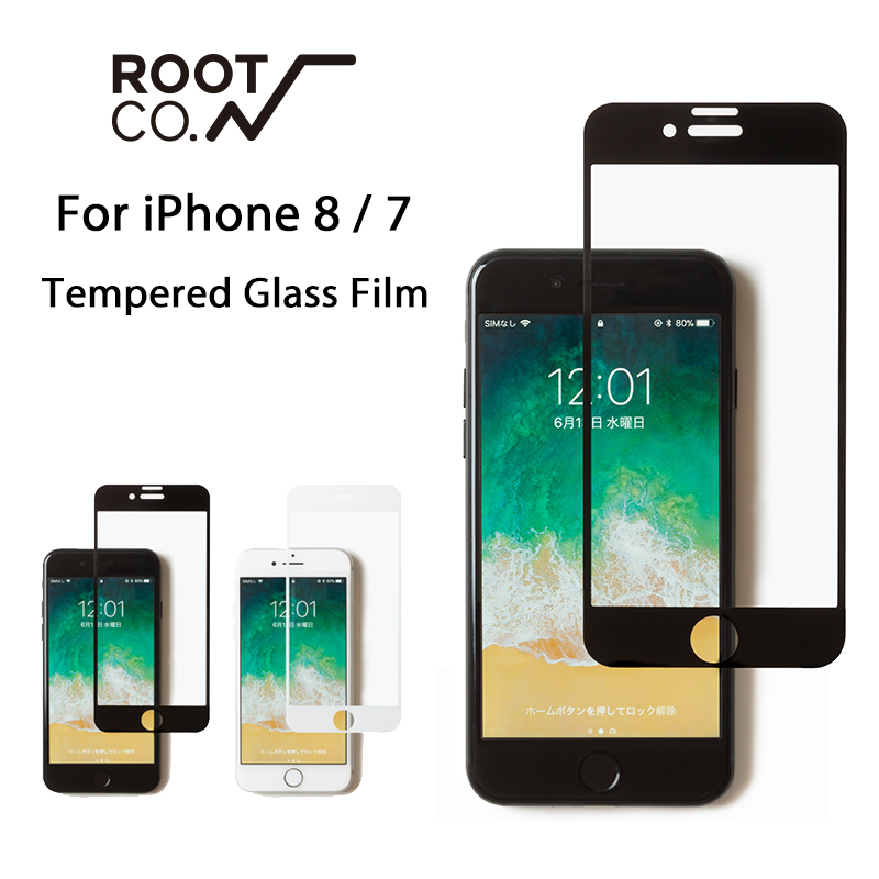 iPhone 8 7 root co 強化 ガラスフィルム ROOT CO. iPhone8 保護フィルム iPhone7 おすすめ 限定タイムセール アイフォン8 フィルム Tempered Film アイフォン7 強化ガラスフィルム GRAVITY Glass