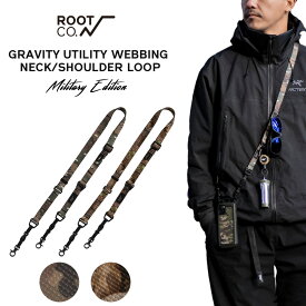 【ROOT CO.】GRAVITY UTILITY WEBBING NECK/SHOULDER LOOP (MILITARY EDITION)