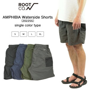 �yROOT CO.�zPLAY AMPHIBIA Waterside Shorts (2022SS) single color type