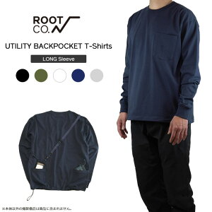 �yROOT CO.�zPLAY UTILITY BACK POCKET Long Sleeve T-Shirts