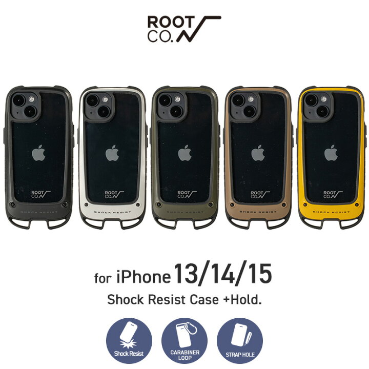 楽天市場】【ROOT CO.】[iPhone13/14/15兼用専用]GRAVITY Shock Resist 