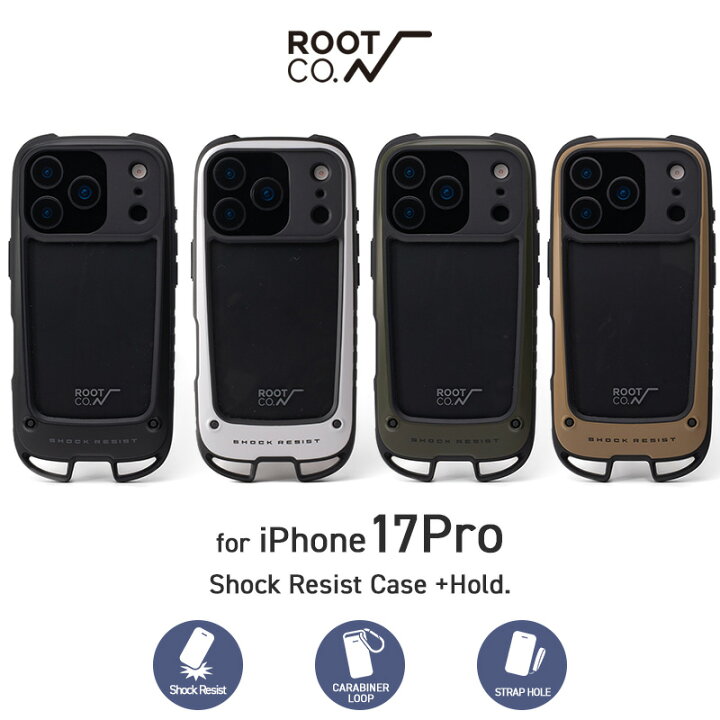 楽天市場】【ROOT CO.】[iPhone17Pro専用]GRAVITY Shock Resist Case + 