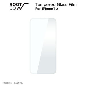 �yROOT CO.�z[iPhone16/iPhone15��p]GRAVITY Tempered Glass Film (�N���A)