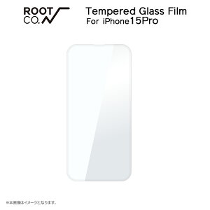 �yROOT CO.�z[iPhone15Pro��p]GRAVITY Tempered Glass Film (�N���A)
