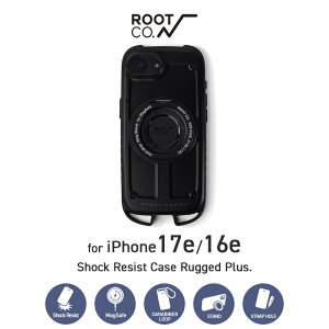 �yROOT CO.�z[iPhone16e/iPhone17e���p]GRAVITY Shock Resist Case Rugged Plus.
