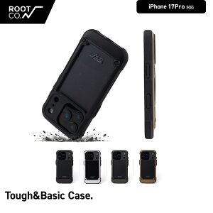 �yROOT CO.�z[iPhone17Pro��p]GRAVITY Shock Resist Tough & Basic Case.